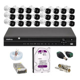 Kit Intelbras 40 Cameras 1220 Dvr 32 Canais 2 Dvrs 1232 1216