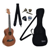 Ukulele Tenor 27k Mahina Profissional + Bag + Acessórios 