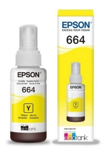 Refil Tinta Epson 664 Original L220 L355 L375 L395 70ml