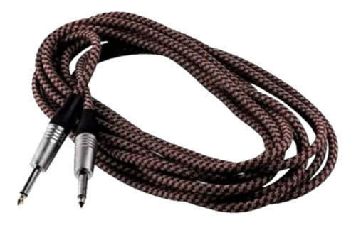 Cable Warwick Rcl 30203 3mts Plug Beige Textil Mayado