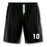 Bermuda Short Futebol Dry Fit Academia Esportivo Numero 10