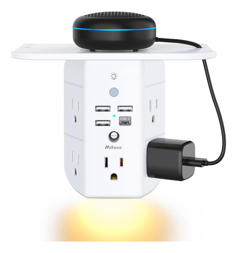 Enchufe Inteligente Mifaso/5 Salidas/4 Usb/blanco