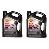 8 Lt Aceite Shell Helix Ultra 0w30 E C T 100% Sintético