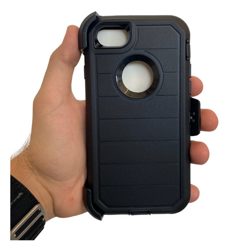 Funda Uso Rudo + Clip Para iPhone 