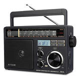 Radio Am Fm Retekess Tr618 De Pared, Portátil Con Sd, Micro