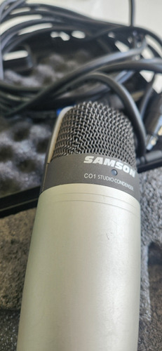 Microfone Samson C01 + 2 Cabos Xlr 