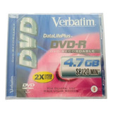 Dvd-r Verbatim Data Life Plus 4.7gb Sp 120min Con Estuche