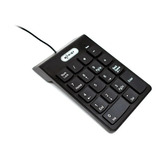 Mini Teclado Numérico Usb 2.0 Com Fio 18 Teclas Knup 