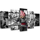 5 Cuadros Canvas Goku Black Dragon Ball Super Manga 150x8cm
