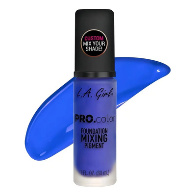Base De Maquillaje Liquido La Girl Pro Color Matte 30 Ml Tono Blue | Meses sin interés