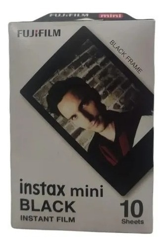Caja Packx10 Films Negro Intax Mini Rollo Camara Instantanea