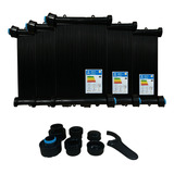 Kit Aquecedor Solar Piscina 10placas 2 Metros Ts Solar Rosca