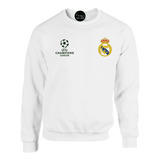 Buzo Saco Cuello Redondo Real Madrid Futbol Club Crewneck Es