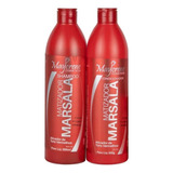  Kit Marsala Matizador Maycrene 500ml  Shampoo Condicionador