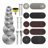 64 Kit Discos Corte Sierra Hss Para Dremel Mototool Taladro