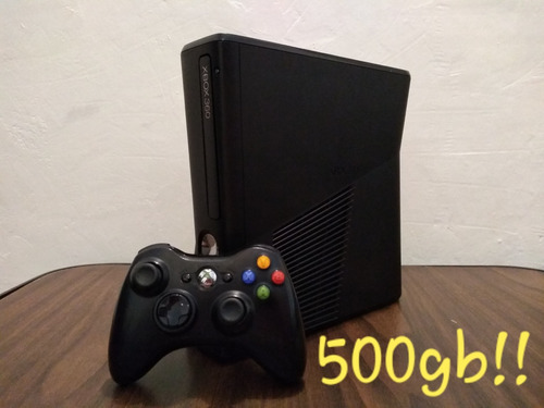 Xbox 360 Slim S Rgh 500gb 80 Juegos. Envio Gratis. Msi