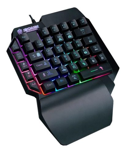 Teclado Gamer Una Mano Retroiluminado F6