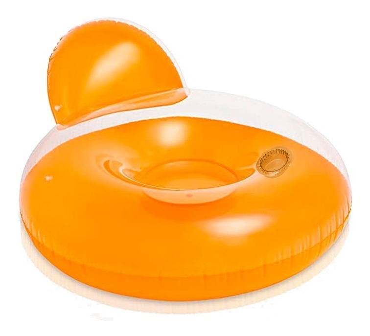 Inflable sillón de agua Naranja
