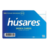 Fichas Husares Rayadas N2 X100 Hs - Pack X5 - 10x15cm - 1702