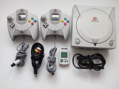 Consola Sega Dreamcast + 2 Control + Juego + Memory Vmu