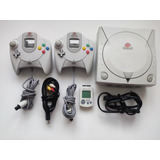 Consola Sega Dreamcast + 2 Control + Juego + Memory Vmu