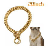 Collar De Acero Inoxidable Para Perro Pitbull De 20 Pulgadas