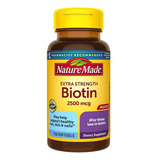 Nature Made | Biotina Extra Fuerza I 2500mcg I 150caps Bland
