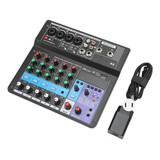 Consola De Sonido Usb, Mini Mesa De Mezclas, Grabación De Vo