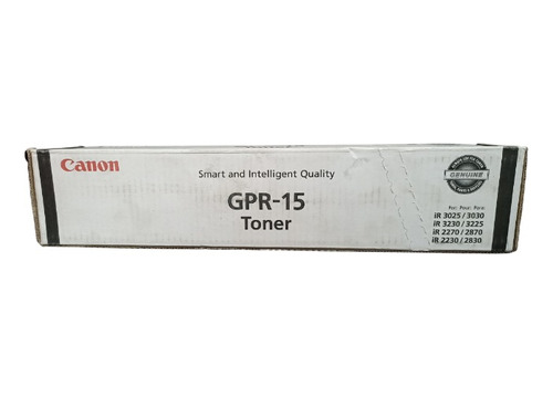 Tóner Canon Gpr-15 Negro Nuevo Original Para Ir 2230