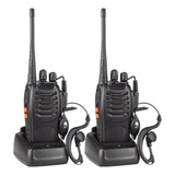 2 Radios Comunicacion Profesional 2 Vias + Manos Libres