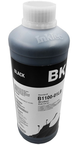 Litro Tinta Inktec B1100 Compatible Brother Full