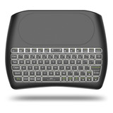 Teclado Retroiluminado D8 Super English, Inalámbrico, 2,4 G