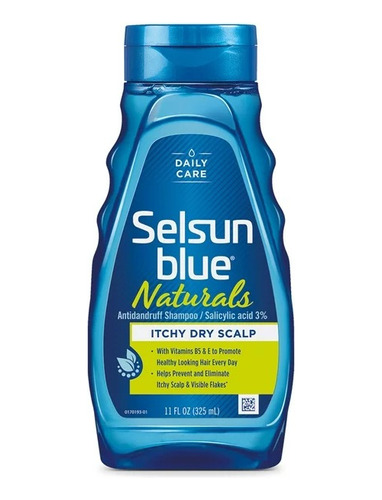 Selsun Blue Naturals Antidandruff Shampoo Salicylic Acid 3%