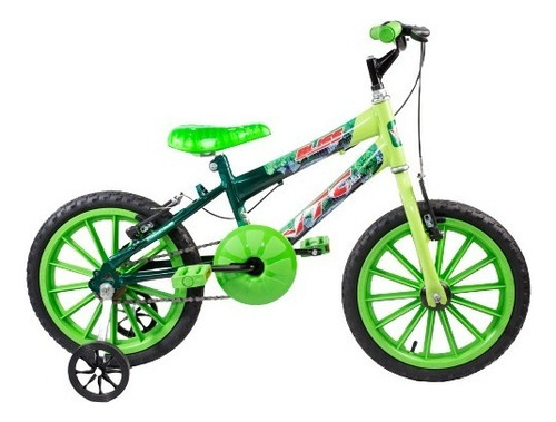 Bicicleta Aro 16 Infantil Verde