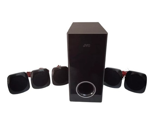 Conjunto Caixas Subwoofer Jvc P/ Home Theater 165w Thn767b