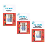 Kit De Agujas Schmetz Bordado Para Bordadora Familiar