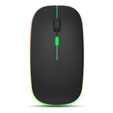 Mouse Sem Fio Recarregável Rgb Notebook Retroiluminado 2.4 G