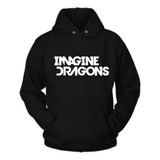 Blusa De Frio Banda Imagine Dragons Moletom Canguru Algodão