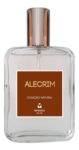 Perfume Feminino Notas De Alecrim 100ml - Com Óleo Essencial