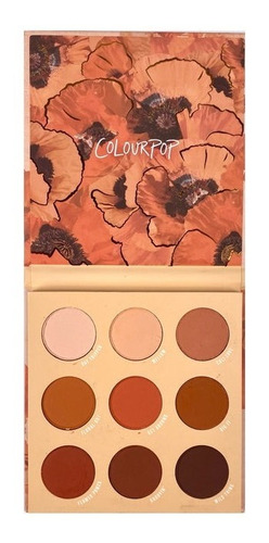 Paleta Sombras Neutras Mate Big Poppy - Colourpop - Original