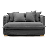 Sillon Sofa C/ Funda Tusor Ghost 2 Cuerpos Premium 1.40 Mts
