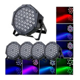 Kit Premium X 5 Unidades Luces Proton 36leds Eventos Teatro