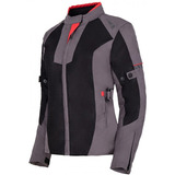 Chaqueta Moto Proteccion Dama Sm Racewear Mujer Impermeable 