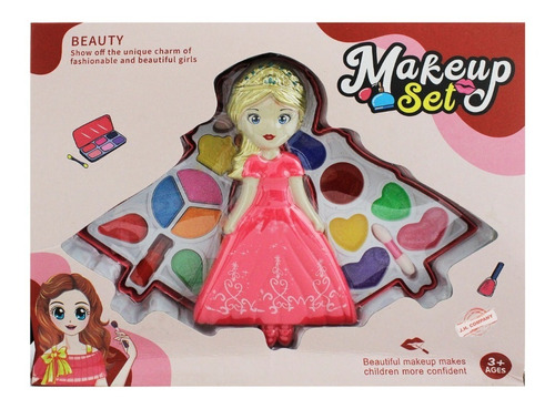 Muñeca Sombra Para Niñas Maquillaje Fantasia Juguete A-286