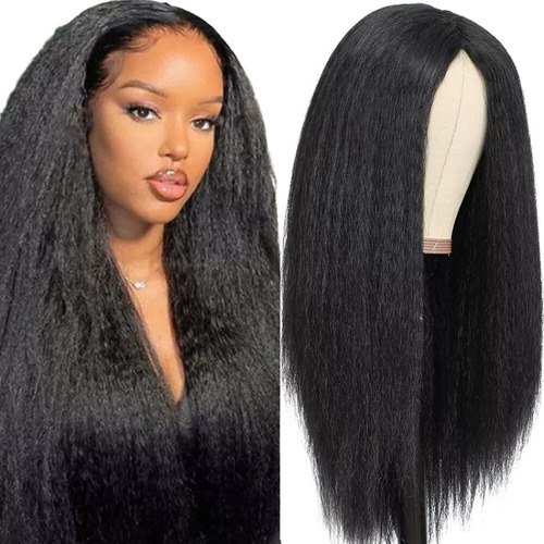 Peruca Wig Fibra Organica Kinky Curly Cacheada Longa Afro 