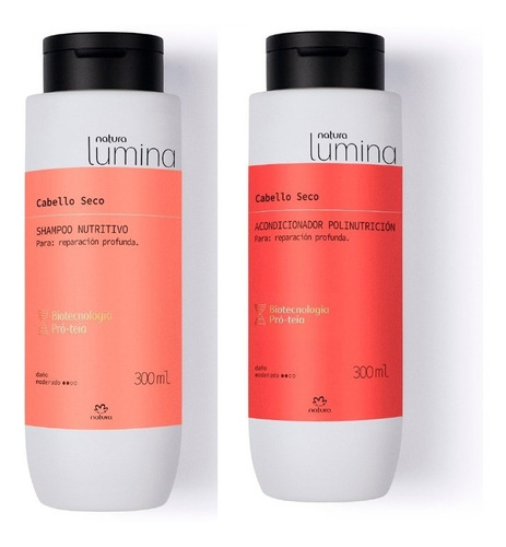 Shampoo Y Acondicionador Seco Lumina Natura