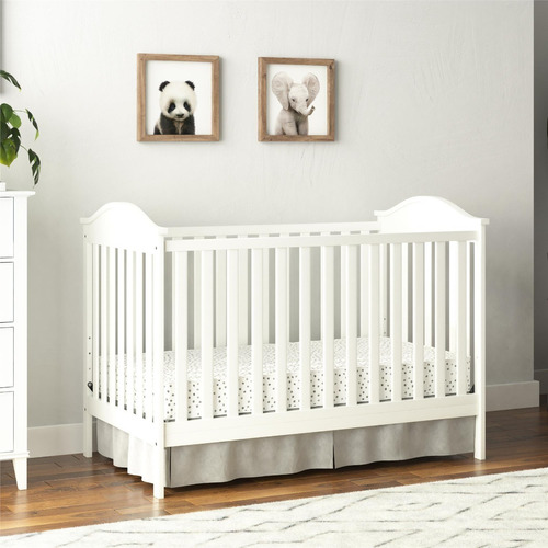 Cuna 2 En 1 Baby Relax Color Blanco