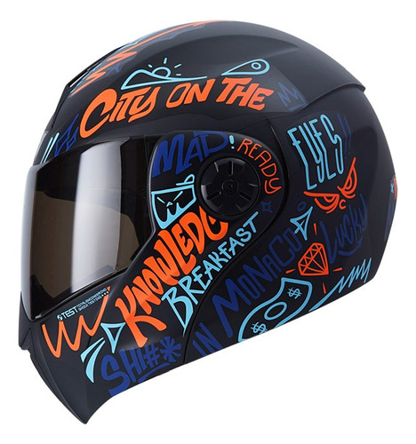 Casco Abatible Ich 3110 Message Certificado