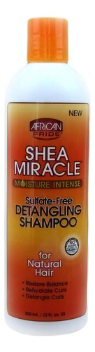 African Pride Shea Miracle Detangling Shampoo 355ml