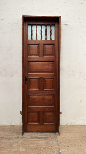 Puerta Tablero Con Vidrio De Cedro - Cod 5764